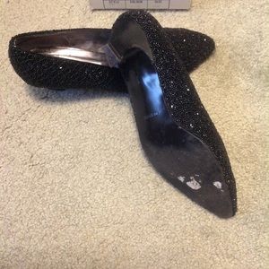 Black beaded Caparros heels size 10